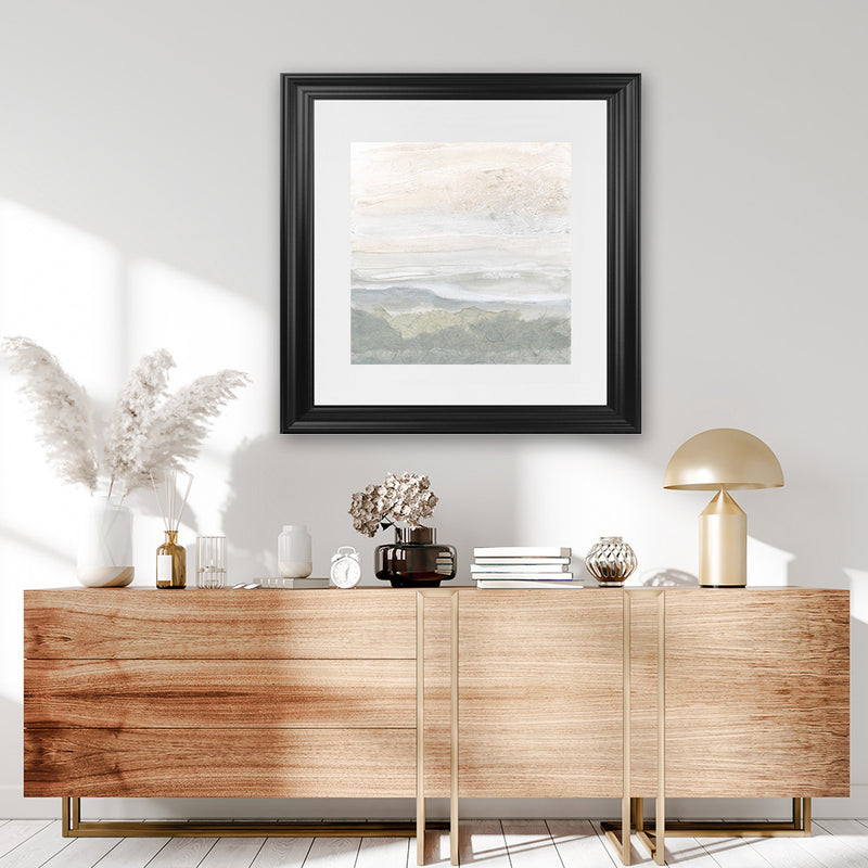 Shop Beyond the Brush I (Square) Art Print-Abstract, Neutrals, Square, View All, WA-framed painted poster wall decor artwork