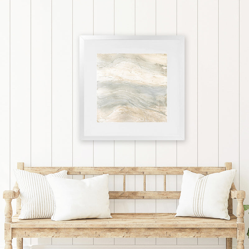 Shop Toned Texture VI (Square) Art Print-Abstract, Neutrals, Square, View All, WA-framed painted poster wall decor artwork