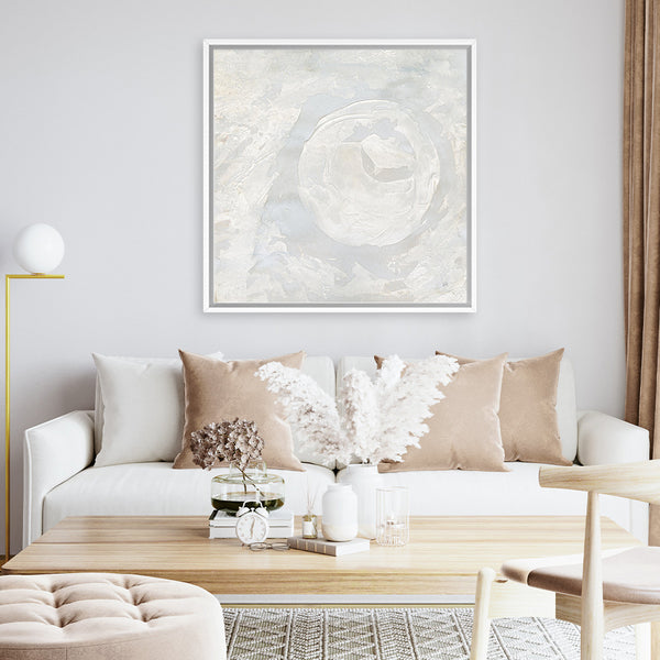 Shop Toned Texture VIII (Square) Canvas Art Print-Abstract, Neutrals, Square, View All, WA-framed wall decor artwork