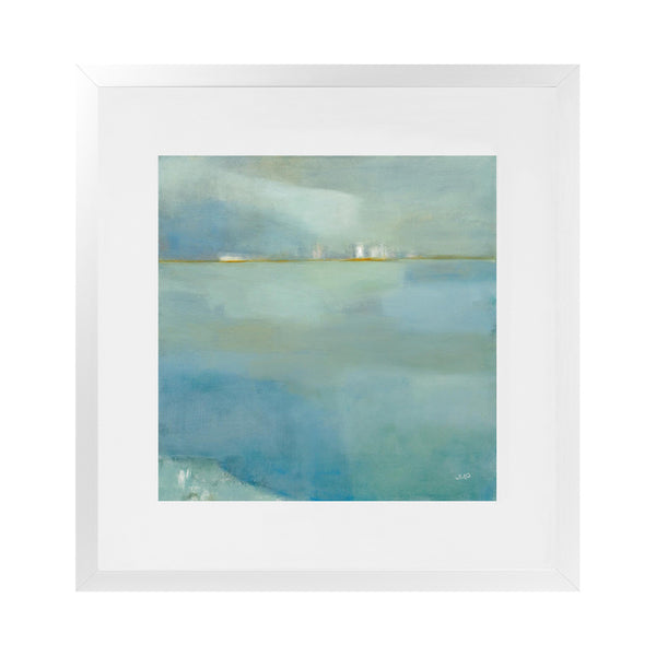 Shop Fog and Dew (Square) Art Print-Abstract, Blue, Square, View All, WA-framed painted poster wall decor artwork