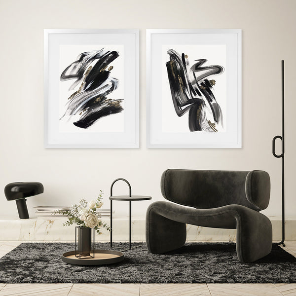 Shop The Stenographic Forn I Art Print-Abstract, Black, PC, Portrait, Rectangle, View All-framed painted poster wall decor artwork