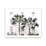 Shop Casa Palms Photo Art Print-Boho, Botanicals, Coastal, Green, Landscape, Photography, Tropical, View All, White-framed poster wall decor artwork