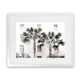 Shop Casa Palms Photo Art Print-Boho, Botanicals, Coastal, Green, Landscape, Photography, Tropical, View All, White-framed poster wall decor artwork