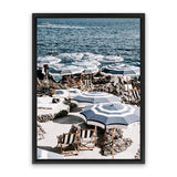 Shop Fontelina Views Photo Canvas Art Print-Amalfi Coast Italy, Blue, Coastal, Photography, Photography Canvas Prints, Portrait, View All-framed wall decor artwork