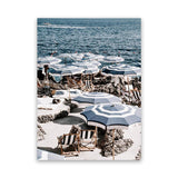 Shop Fontelina Views Photo Canvas Art Print-Amalfi Coast Italy, Blue, Coastal, Photography, Photography Canvas Prints, Portrait, View All-framed wall decor artwork
