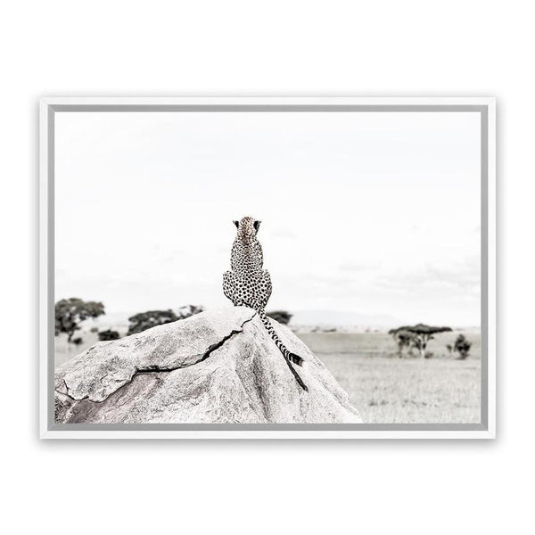 Shop Lookout Point Photo Canvas Print-African, Animals, Landscape, Neutrals, Photography, Photography Canvas Prints, View All, White-framed wall decor artwork
