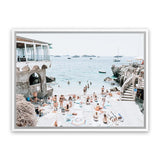 Shop Marina Piccola Photo Canvas Art Print-Amalfi Coast Italy, Blue, Coastal, Landscape, Photography, Photography Canvas Prints, Tropical, View All-framed wall decor artwork