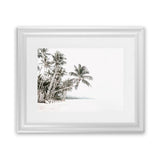 Shop Palm Island Photo Art Print-Boho, Coastal, Green, Landscape, Photography, Tropical, View All, White-framed poster wall decor artwork